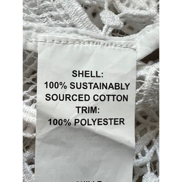 RAMY BROOK WOMENS SIZE SMALL AILANI LACE MINI SKIRT SWIM COVER UP WHITE NEW - Picture 12 of 14